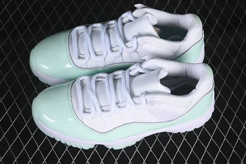 All categories Air Jordan Jordan series basketball shoes Air Jordan 11 Air Jordan 11 Low "Lgloo" AJ11 Joe 11 mint green AH7860-103
